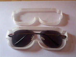 clear glasses case accessories reprap 3d print model - Mito3D