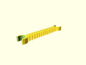 elastico clip v03 3d la stampante parti delta allargata rostock magnetico asta 3d print model - Mito3D