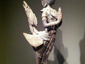 baht do homem pássaro varreduras réplicas 123d catch asianart escultura 3d print model - Mito3D