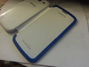 samsung galaxy s3 flip cover bumper mobile phone case iii siii 3d print model - Mito3D