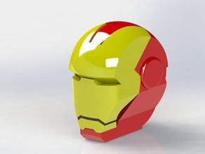 ironman cabeza props 3d print model - Mito3D