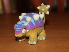euoplocephalus décideurs dr peluches les jouets jeux dinosaure usine de robots penseur chose 3d print model - Mito3D