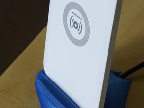 qi wireless verticale dock di ricarica mobile telefono 3d print model - Mito3D