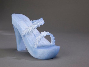 zapato de tacón accesorios blatt el clip la moda zapatos alto pla imprimir lugar correa todd zenix 3d print model - Mito3D