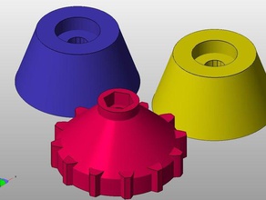 variable faible friction de la bobine montage 3d l'imprimante accessoires filament renkforce rf1000 3d print model - Mito3D