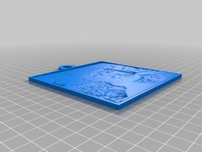 vaquero dan Arte en 2d personalizado 3d print model - Mito3D
