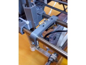 prusa mendel i2 modified x-axis endstop holder 3d printer parts 3d print model - Mito3D