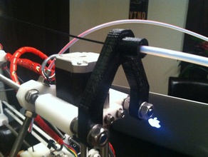 filament guide tube holder makergear prusa mendel 3d printer accessories 3d print model - Mito3D