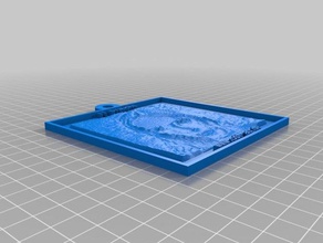 jla square 3 2d art customized 3d print model - Mito3D