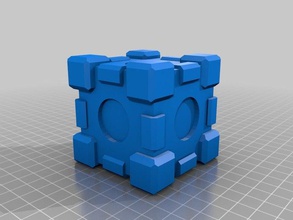 amichevole cubo giochi l'esperimento portale 3d print model - Mito3D