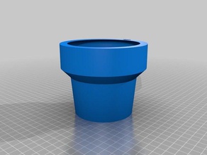 vase Tür Pflanzen outdoor Garten 3d print model - Mito3D