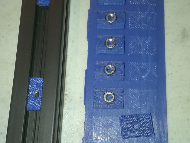 3 mm écrou à fente en t adaptateur 3d de l'imprimante pièces 3D print model - Mito3D