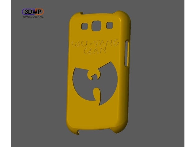 wu-tang samsung galaxy s3 caso móveis de telefone wutang 3D print model - Mito3D