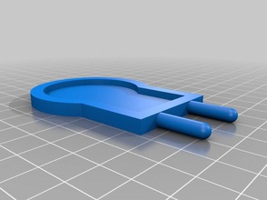 Wand-Teller Dekor 3d Kerze vorgestellten Haushalt mount openscad Tee-Licht-Kerzen nützlich wallplate 3d print model - Mito3D