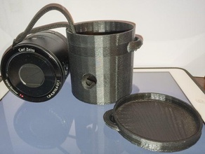 kutu sony qx100 lens kapağı kamera kutusu 3d print model - Mito3D