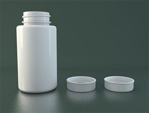 Pille Flasche mit Drehverschluss Bad container Halter nützlich 3d print model - Mito3D