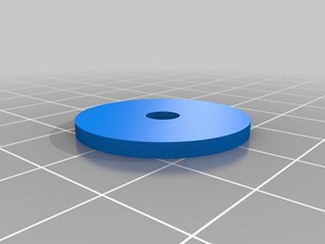 5mm x25dia x2mm thick washer diy customized 3d print model - Mito3D
