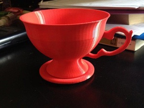 taza de té y platillo cocina comedor 3d print model - Mito3D
