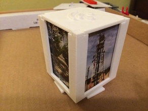 photouplinkcom foto cubo 1 arredamento fotogramma immagine portafoglio 3d print model - Mito3D