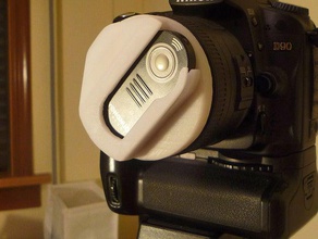 tapa nikon objetivos de la cámara el clip gancho objetivo 3d print model - Mito3D