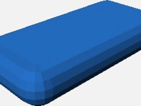 rounded rectangular parallelepiped other customizable customizer 3d print model - Mito3D