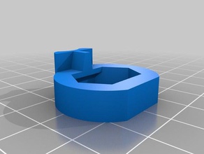 printrbot plus v1 - acme rod nut holder parts 3d print model - Mito3D