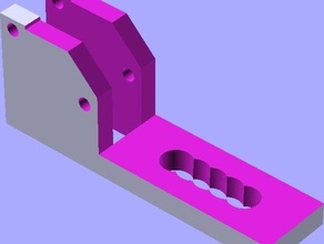 switch holder heated bed other openscad parametric useful 3d print model - Mito3D