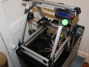 adjustable elevated y-rod holder mendelmax 3d printer parts reprap sketchup 3d print model - Mito3D