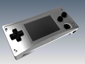 gameboy micro video Spiele game boy 3d print model - Mito3D