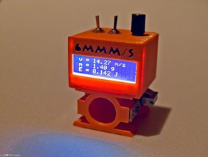 6mmms kinetische Energie meter Elektronik 3d print model - Mito3D