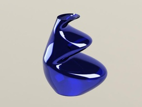 vaso copo de vidro decoração 3d print model - Mito3D