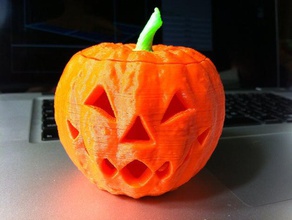 jack-o-lantern props halloween holiday jackolantern light orange pumpkin scary 3d print model - Mito3D