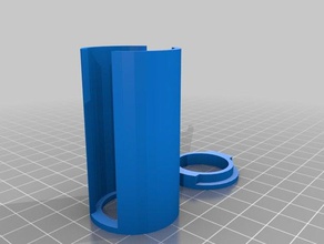 meu personalizados paramétrico de moeda, armazenamento tubos tampa organização 3d print model - Mito3D