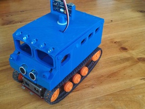 logitraxx snow cat-explorer in der Robotik snowcat tamiya tank Kettenfahrzeug Fahrzeug-chassis-kit 3d print model - Mito3D