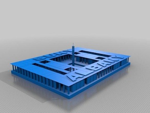 üniversite albany podyum binalar yapılar mimarlık kampüs logo new york suny kule 3d print model - Mito3D