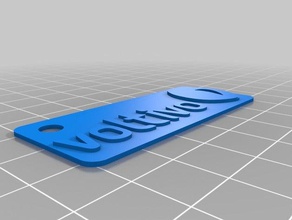 voltivo color sample tag 3d printing tests 3d print model - Mito3D