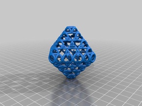 fractale geometriemb9 matematik sanat mb3d 3d print model - Mito3D