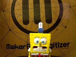spongebob rocketpants - Spielzeug Spiele makerbotdigitizer scan 3d print model - Mito3D