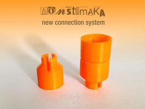 monstamaka new connection system construction toys assembly clip 3d print model - Mito3D