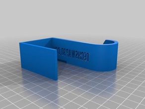 hanger company name bathroom 3d print model - Mito3D