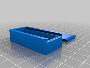 minha caixa personalizada deslizante superior contentores 3d print model - Mito3D