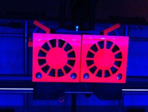 lazy mans fan guard 3d printer parts replicator upgrade 3d print model - Mito3D