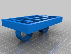 stlp yüzük özelleştirilmiş 3d print model - Mito3D