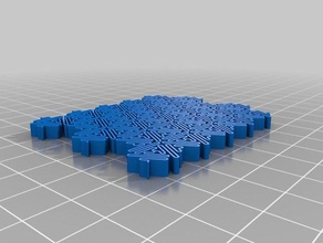 100x100 mesostructured zellulären material 04mm hotend Kunst angepasst 3d print model - Mito3D