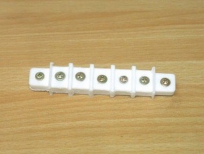 terminal-block automotive Kabel die Verkabelung schaltungen elektrische - Elektronik Klemmleiste 3d print model - Mito3D