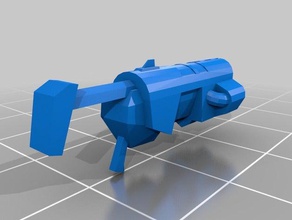 arailgun sculture 3d print model - Mito3D