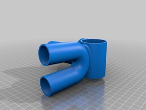 bottom joint bamboo bike lug other 3d print model - Mito3D