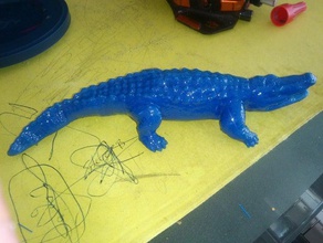 l'alligator animaux alligator crocodile procoprint3d 3d print model - Mito3D