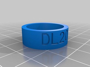 dl2014 size12 Ringe kundengebundene 3d print model - Mito3D