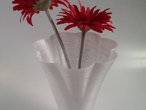 çiçek vazo dekor 3d print model - Mito3D